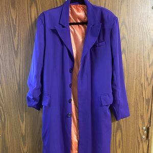 purple coat